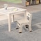 Flash Furniture Bright Beginnings  Commercial Grade Wooden Classroom Chairs, 10" Seat Height with Non-Slip Foot Caps and Built-In Carrying Handle, Natural, PK2 MK-KE24435-GG - alternate 2